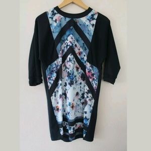 Zara W&B Collection Women's sz S‎ Abstract